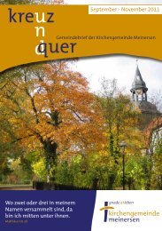Ausgabe 4/2011 - Ev.-luth. Kirchengemeinde Meinersen