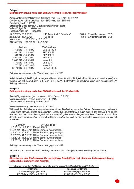 Arbeitsbehelf 2012 - bei der Salzburger Gebietskrankenkasse