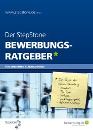 BEWERBUNGS- RATGEBER*