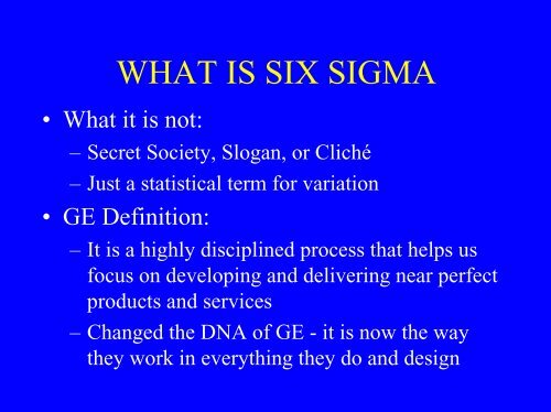 Six Sigma Presentation - ASQ-1302