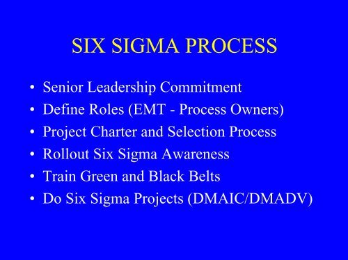 Six Sigma Presentation - ASQ-1302