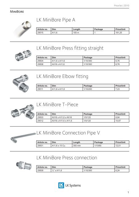 LK Universal - LK Systems AB