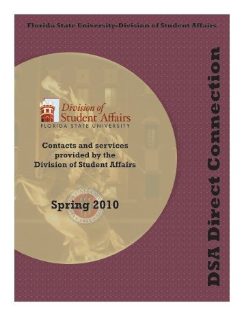 DSA Direct Connection - Division of Student Affairs - Florida State ...