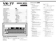 Copyright Â©1999 ROLAND CORPORATION Table of Contents ç®æ¬¡ ...