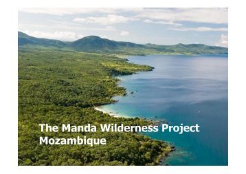 The Manda Wilderness Project Mozambique