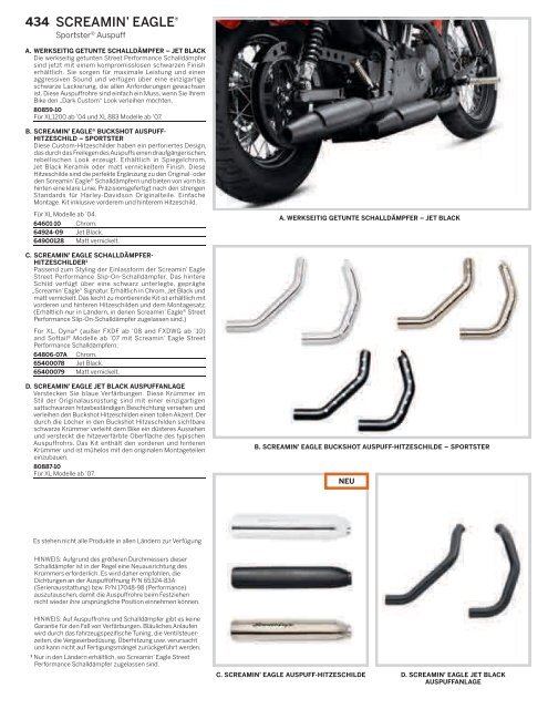 Harley-Davidson Parts & Accesoriess Katalog ... - Produkte24.com