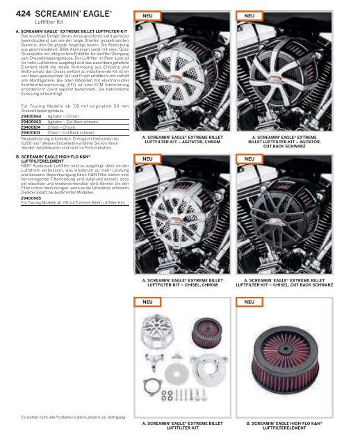 Harley-Davidson Parts & Accesoriess Katalog ... - Produkte24.com