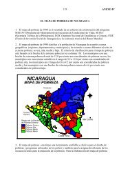 EL MAPA DE POBREZA DE NICARAGUA