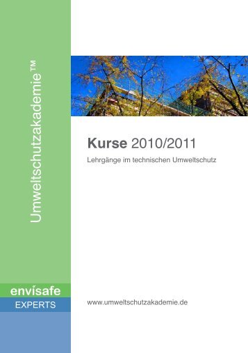 Umweltschutzakademieâ„¢ Kurse 2010/2011 - Messen Nord GmbH