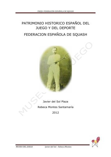 federación española de squash - Museo del Juego