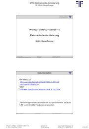 S 113 Elektronische Archivierung - Project Consult ...