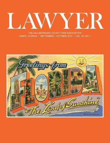 October 2012 Lawyer Magazine - Hillsborough County Bar ...