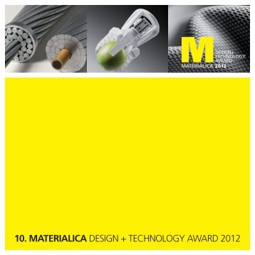 Yearbook MATERIALICA Design & Technology Award 2012