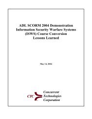 Information Security Warfare Systems - CTC Bremerton Instructional ...