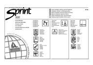 Sprint 500 Instruction Manual - Lewmar
