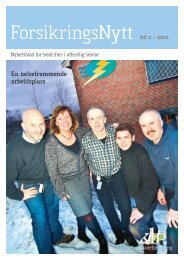 ForsikringsNytt nr 1/2011 (pdf) - KLP