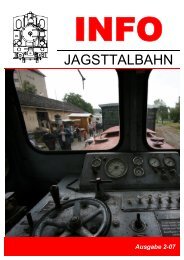 Vereinsausflug zum Ãchsle von Siegfried WÃ¤chter - Jagsttalbahn