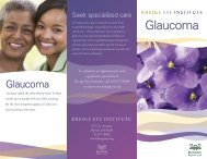 Download Kresge's glaucoma brochure - Kresge Eye Institute