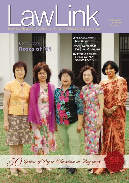 Vol 7 No. 1 January - June 2008 - Faculty of Law - National ...