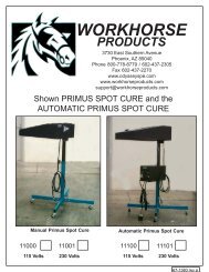 Primus SpotCure Manual Dan.pmd - Workhorse Products