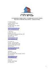 authorized third party vendors receiving ntreis mls data