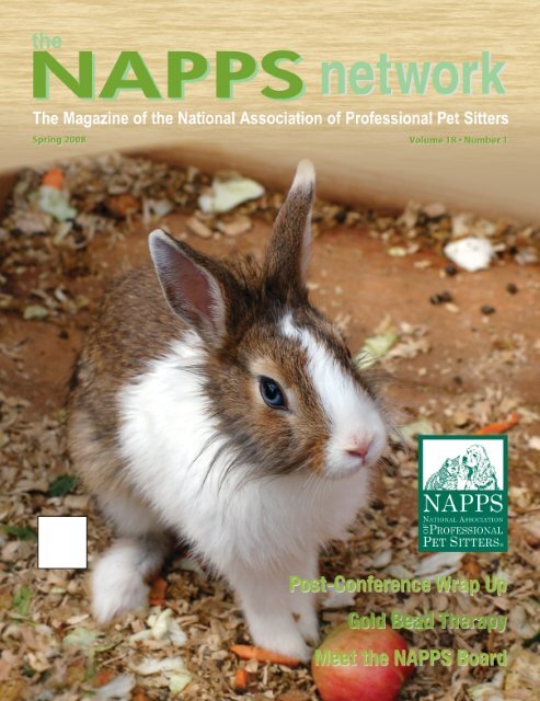 Spring 2008 - National Association of Professional Pet Sitters