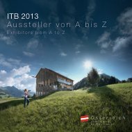 Ausstellerverzeichnis_ITB - Newsroom der Österreich Werbung