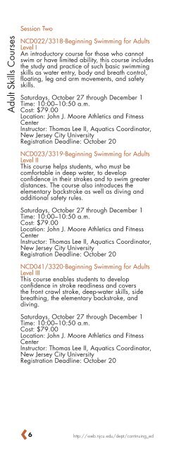 Fall 2012 - New Jersey City University