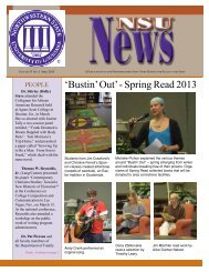 NSU NEWS April 2 - Northwestern State University