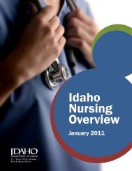 Nurse Cover&Intro&ExecRpt. 01-25-2011.pub - Idaho Department of ...