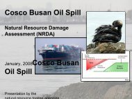 Cosco Busan Oil Spill Natural Resource Damage Assessment (NRDA)