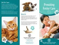About Foster Care - Hawaiian Humane Society