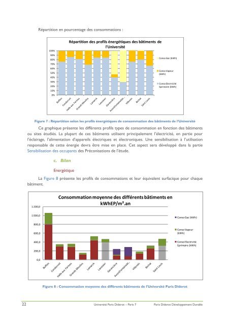 Rapport Bilan Carbone de l'universitÃ© Paris Diderot.