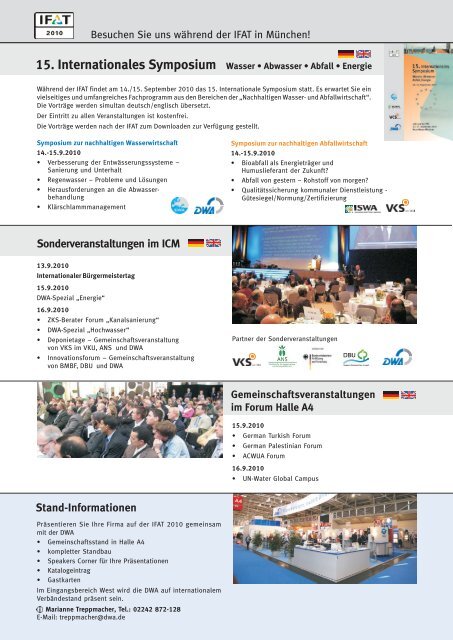 Veranstaltungs- programm - Messen Nord GmbH