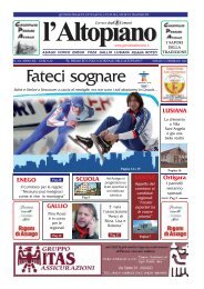 Fateci sognare - Il Giornale dell'Altopiano