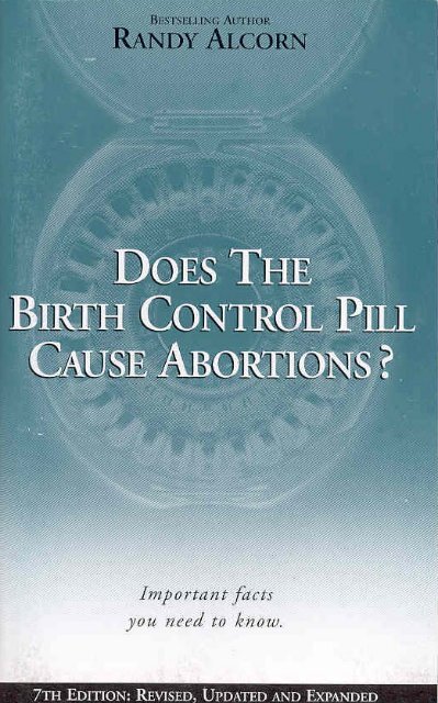 Does the Birth Control Pill Cause Abortions