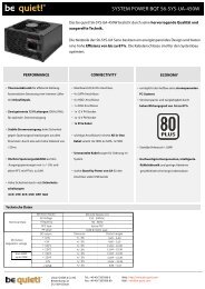 Datenblatt - be quiet!