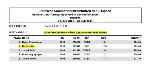 PDF mit Wettkampfergebnissen anzeigen - Sportmittelschule Dresden