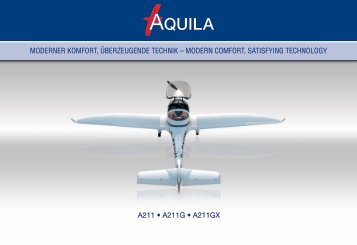 Aquila A 211 - aktueller Prospekt - AQUILA Aviation