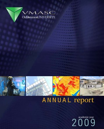 annual report - the Virginia Modeling, Analysis and Simulation Center