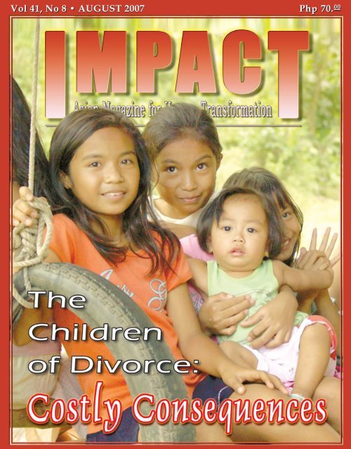 Vol 41, No 8 • AUGUST 2007 Vol 41 - IMPACT Magazine Online!