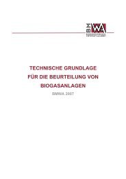 technische grundlage für die beurteilung von biogasanlagen