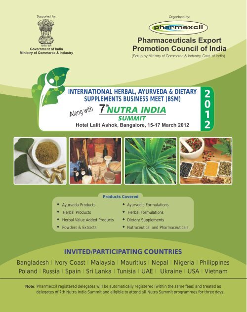 Download Brochure - pharmaceuticals export promotion council of ...