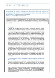 Il Concordato preventivo: abuso del diritto nella formazione delle ...