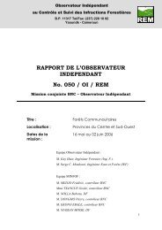 Rapport de mission REM 050 - Observateur IndÃ©pendant FLEG