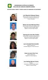 RelaciÃ³n de los Docentes del Programa de AgronomÃ­a - UCO