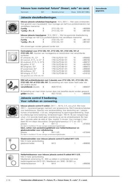 02 Luxe inbouw future solo en carat 2005/2006.pdf - Busch-Jaeger ...