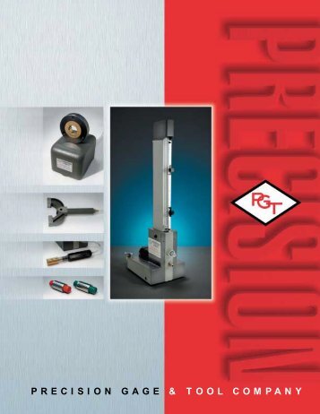 Precisionaire catalog. - Precision Gage & Tool