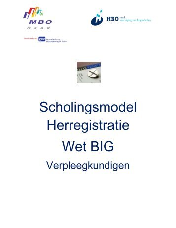 Scholingsmodel Herregistratie Wet BIG - MBO