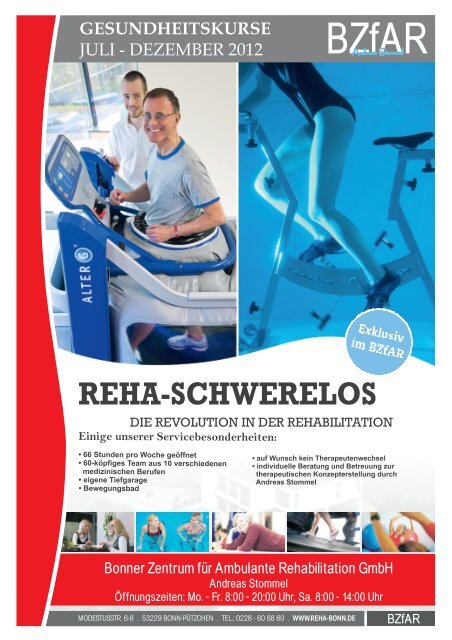 REHA-SCHWERELOS - Bonner Zentrum für Ambulante Rehabilitation